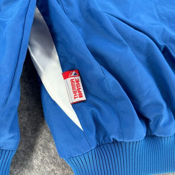 Kansas City Royals Majestic Authentic Dugout Jacket Full Zip Size L Insulated - Picture 6 of 7